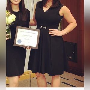 Ellen Tracy Black Dress Size 8